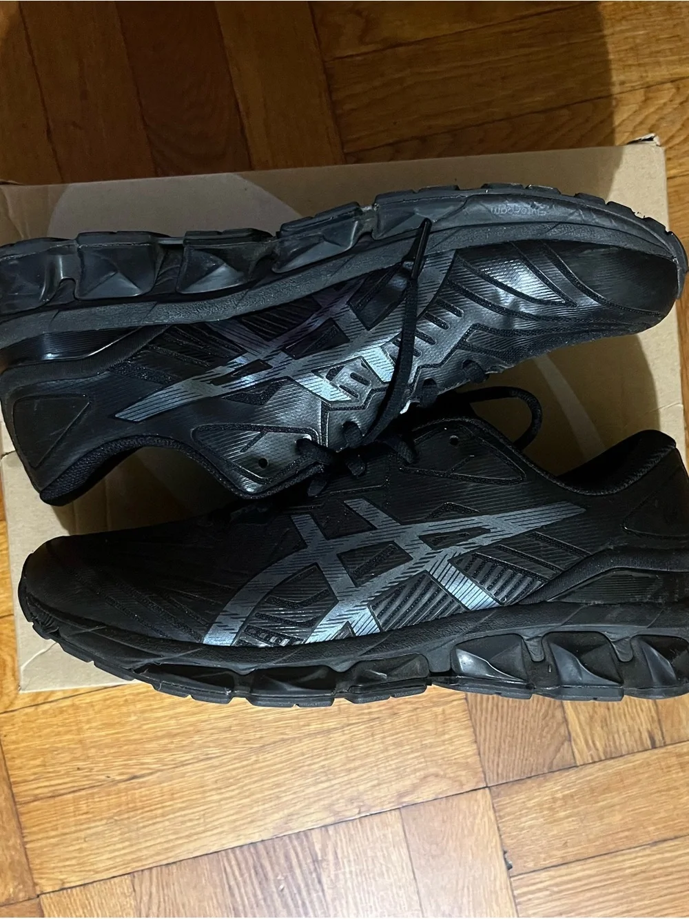 Asics Black Men's Athletic Running Sneakers